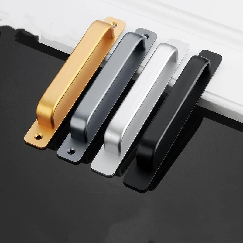 Window Lock Bar - Aluminum Alloy Drill-free Handle Glass Sliding