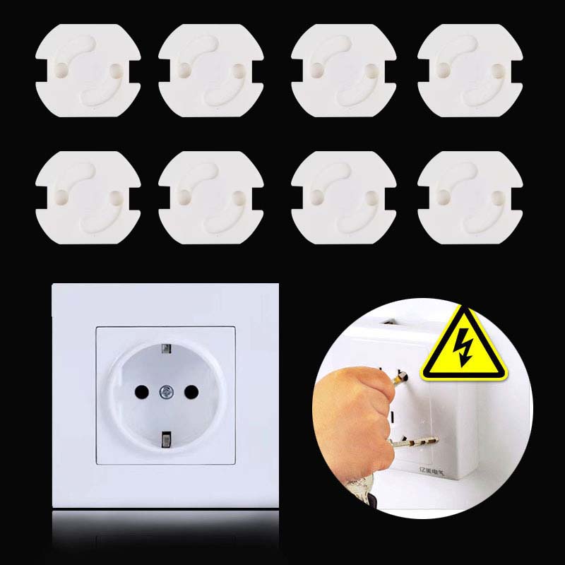 Outlet Cover Baby - 10Pcs EU Power Socket Electrical Outlet