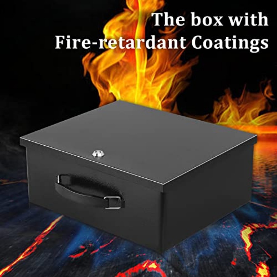 Portable Metal Safe Box with K - огляд і ціна Fire Safe Document