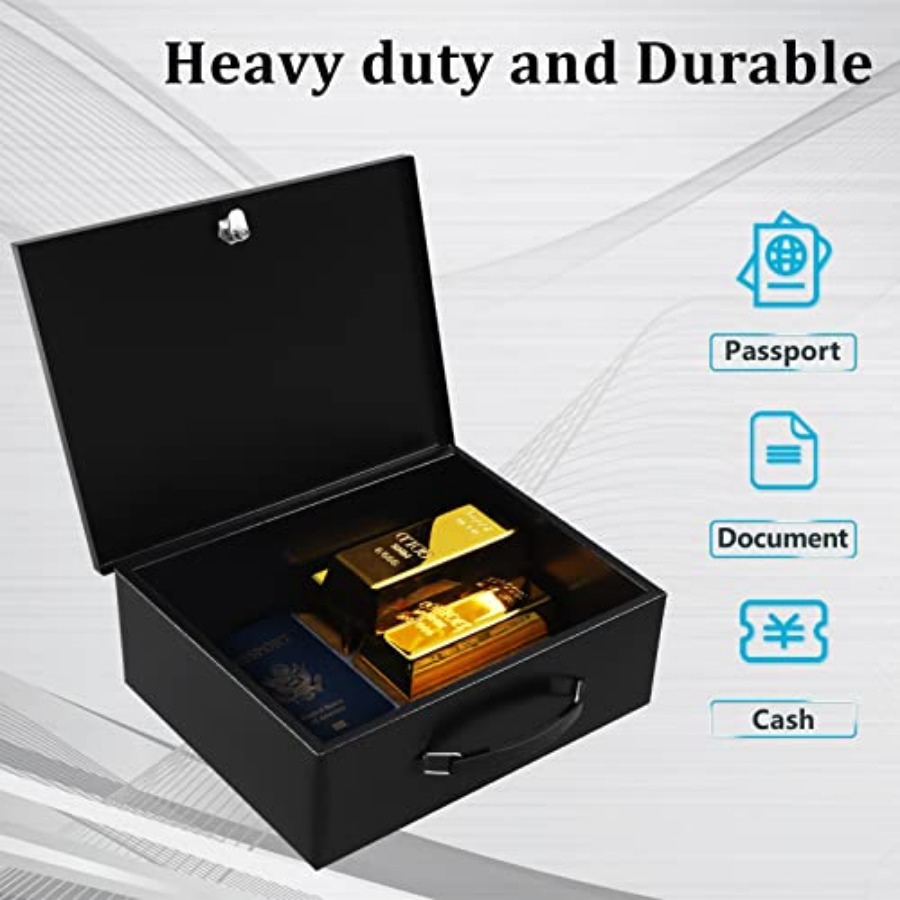 Portable Metal Safe Box with K - огляд і ціна Fire Safe Document