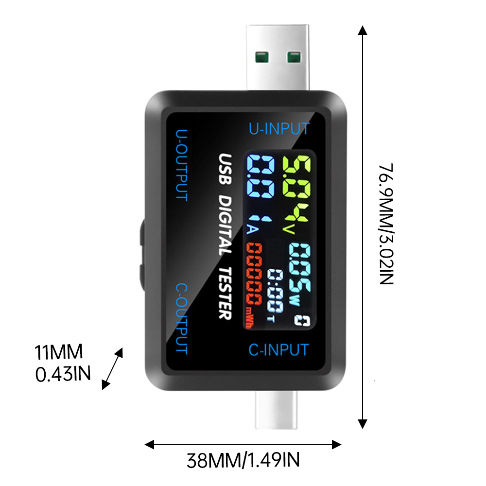 USB Tester 10 in 1 DC Digital  - огляд і ціна Co Detector Plug