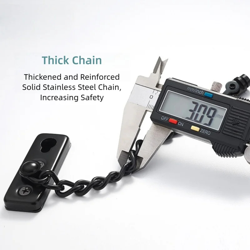Multi-Color Stainless Steel An - огляд і ціна Security Chain Door