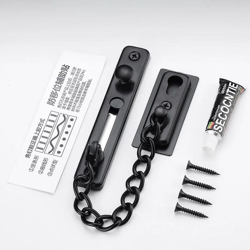 Multi-Color Stainless Steel An - огляд і ціна Security Chain Door