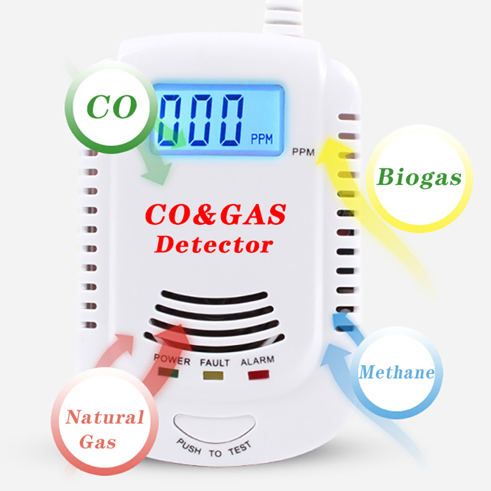 2 in 1 Gas Detector, Plug-in H - огляд і ціна Co Detector Plug