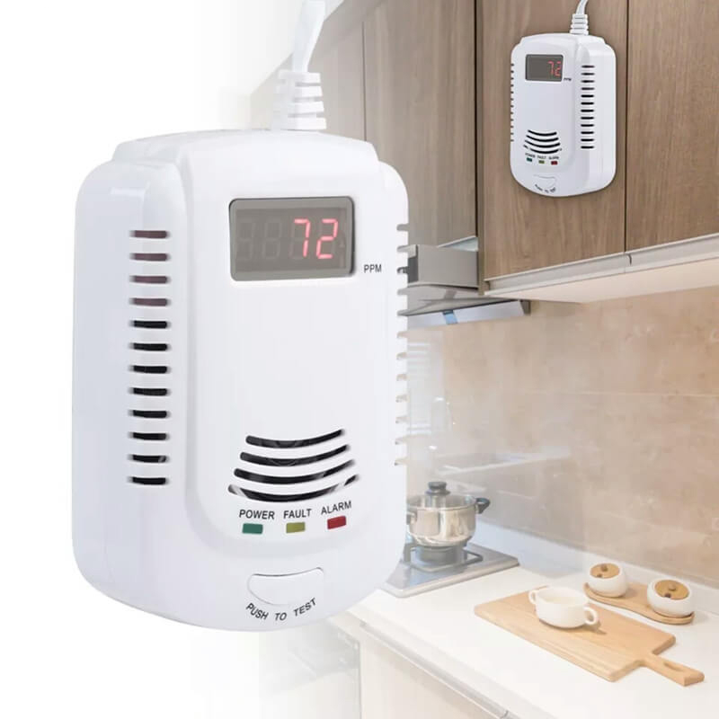2 in 1 Gas Detector, Plug-in H - огляд і ціна Co Detector Plug