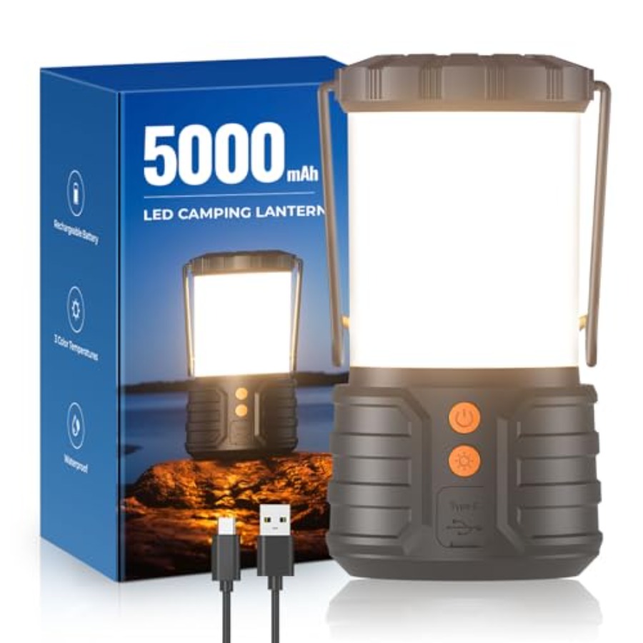 Camping Lantern, 5000mAh Recha - огляд і ціна Power Outage Light