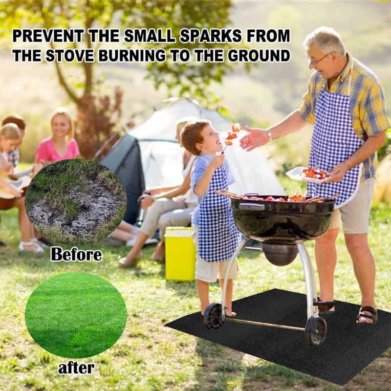 Under Grill Mat Fireplace Fire - огляд і ціна Fire Blanket Kitchen