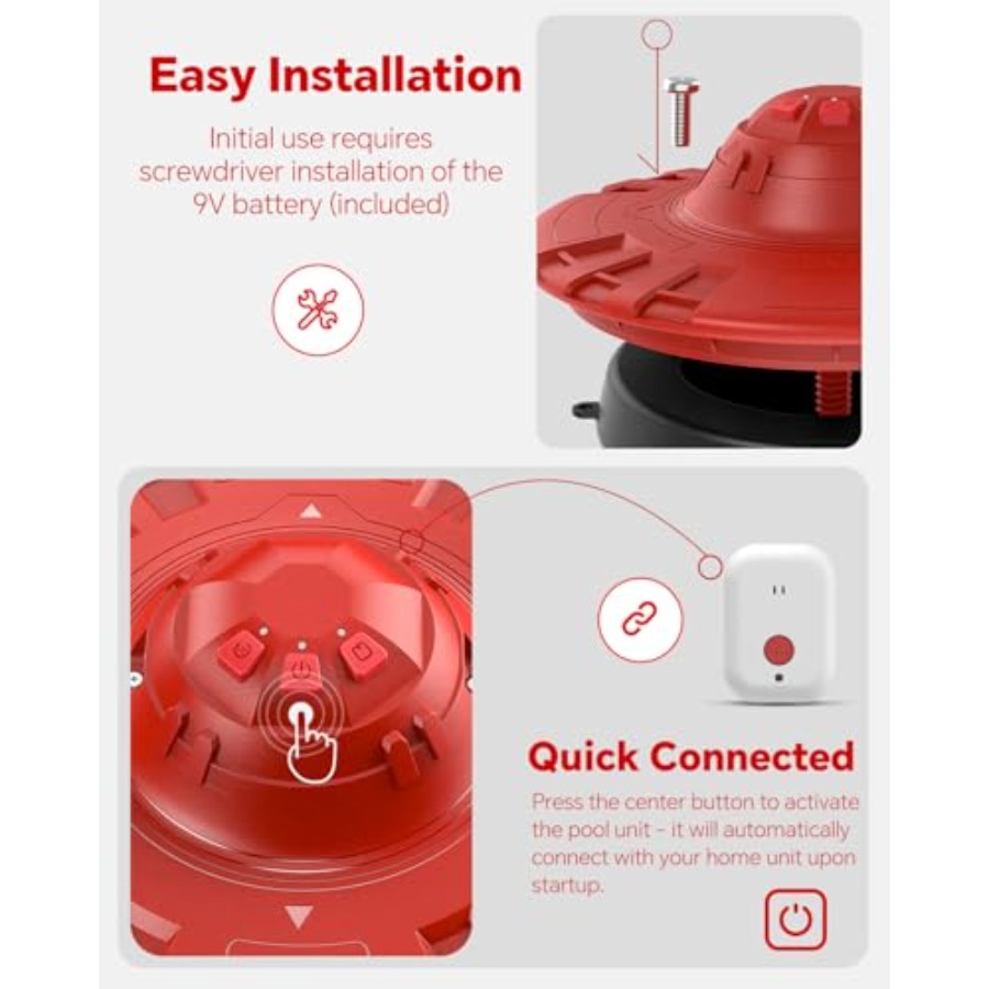 Pool Alarm Floating Safety Ala - огляд і ціна Pool Alarm Float