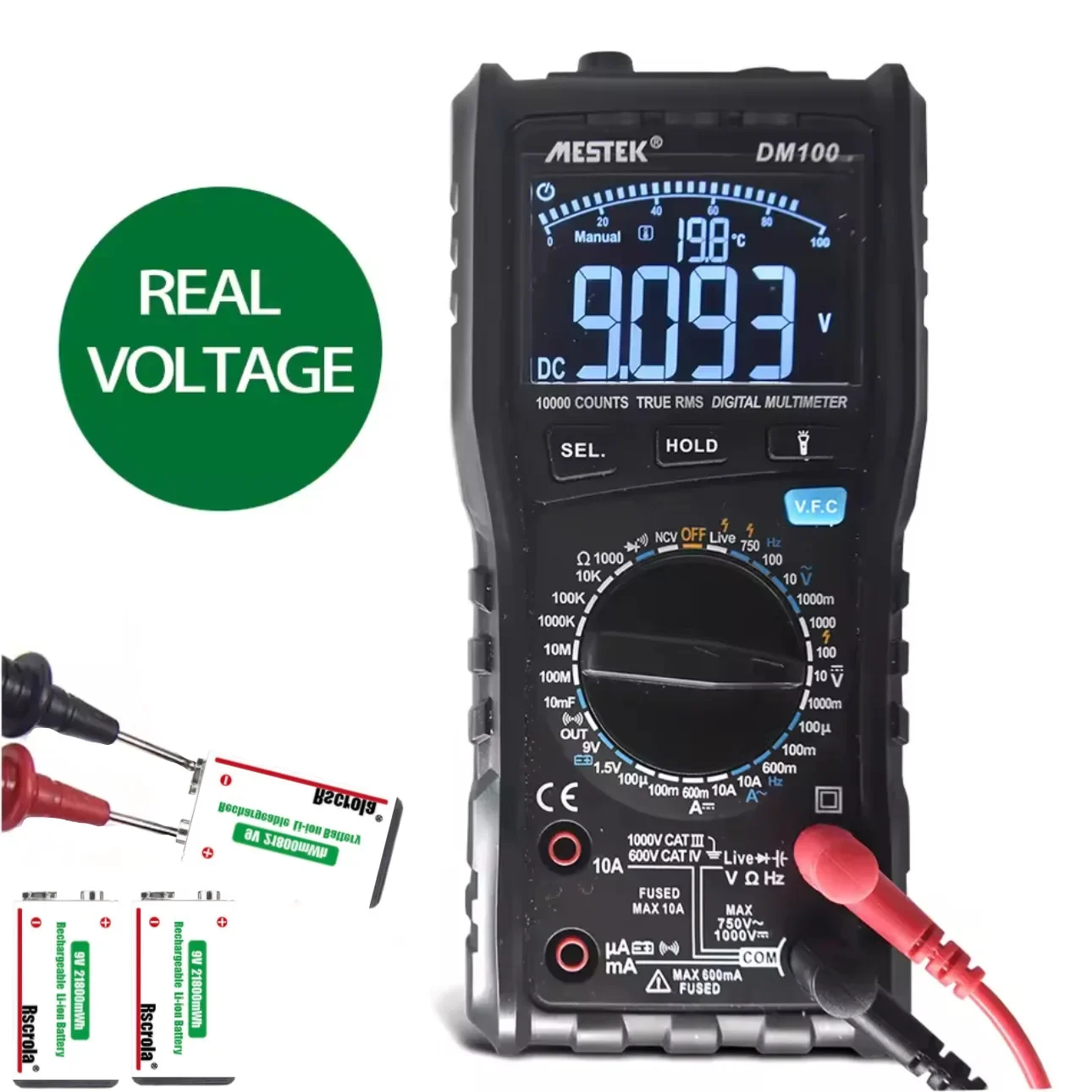 Long-Lasting 9V Rechargeable L - огляд і ціна Smoke Detector Interconnected