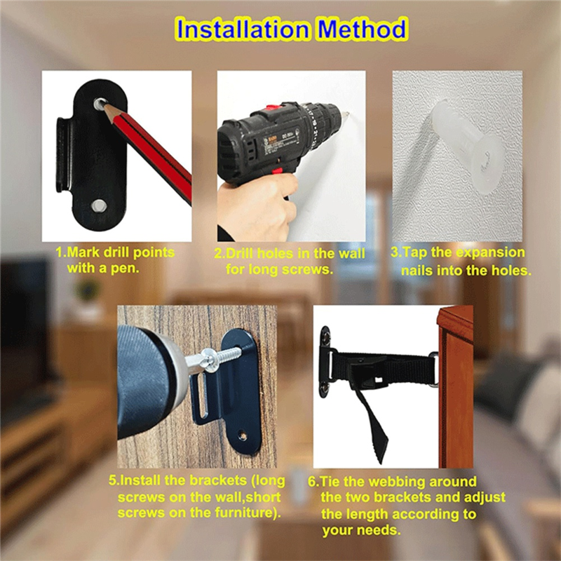 Fresh Anti Tip Furniture Ancho - огляд і ціна Earthquake Anchor Strap