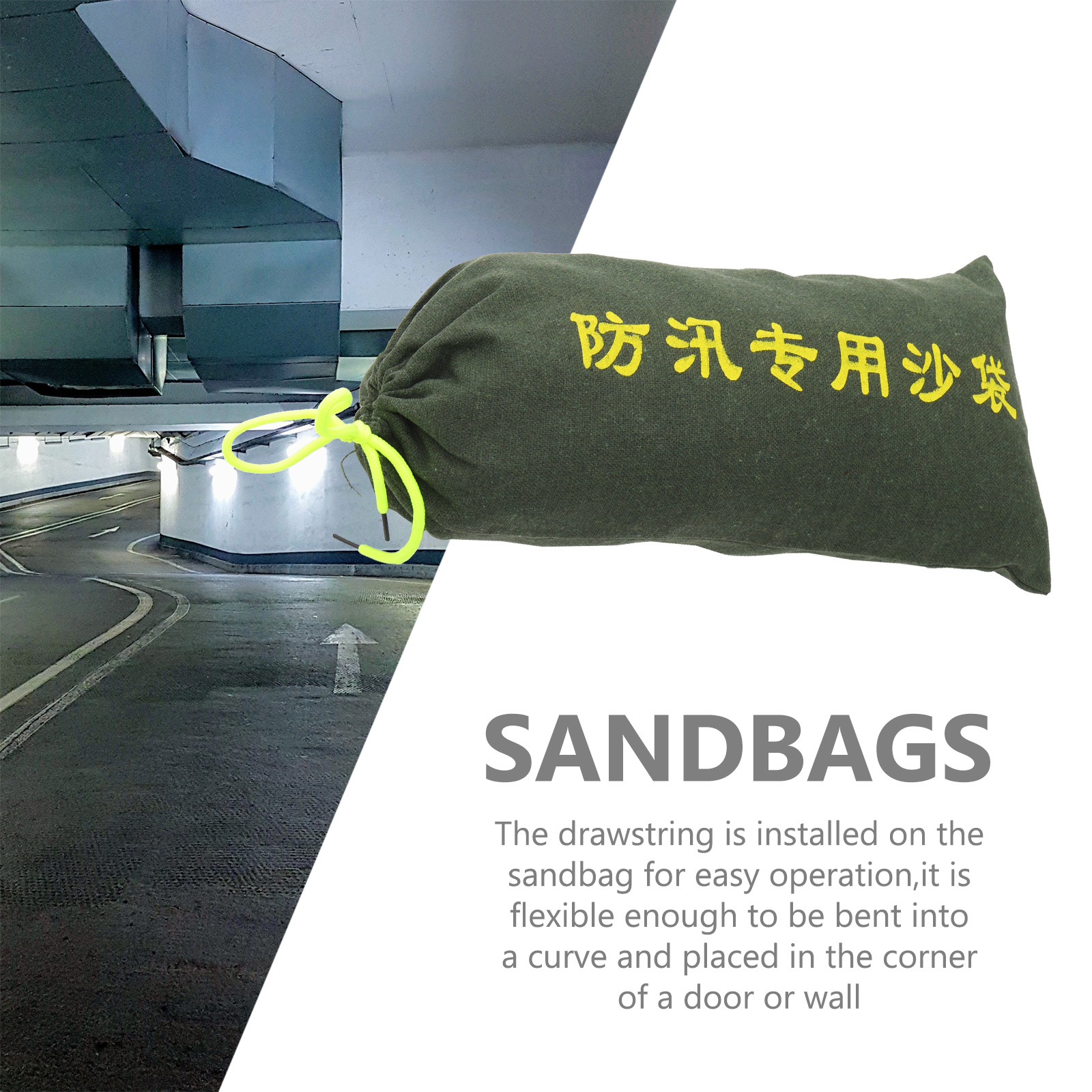 3pcs Empty Sandbag For Flood B - огляд і ціна Flood Barrier Bag