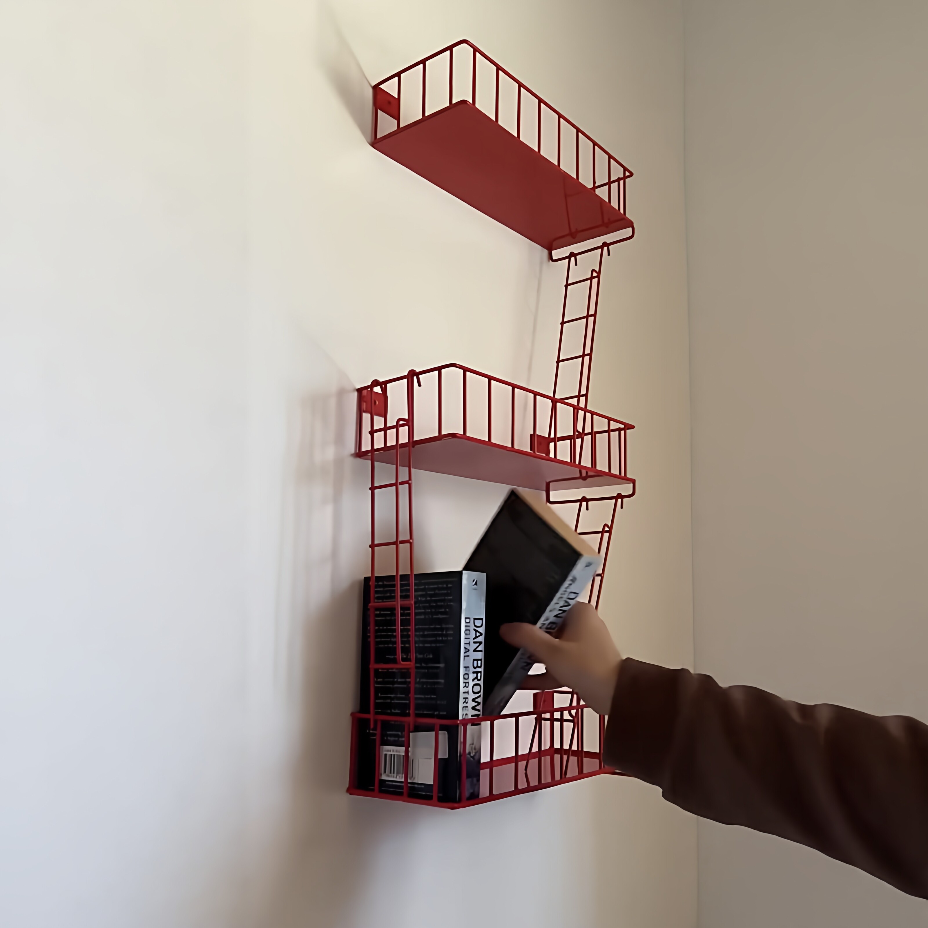 Fire Escape Wall Shelf, 3-Tier - огляд і ціна Fire Escape Ladder