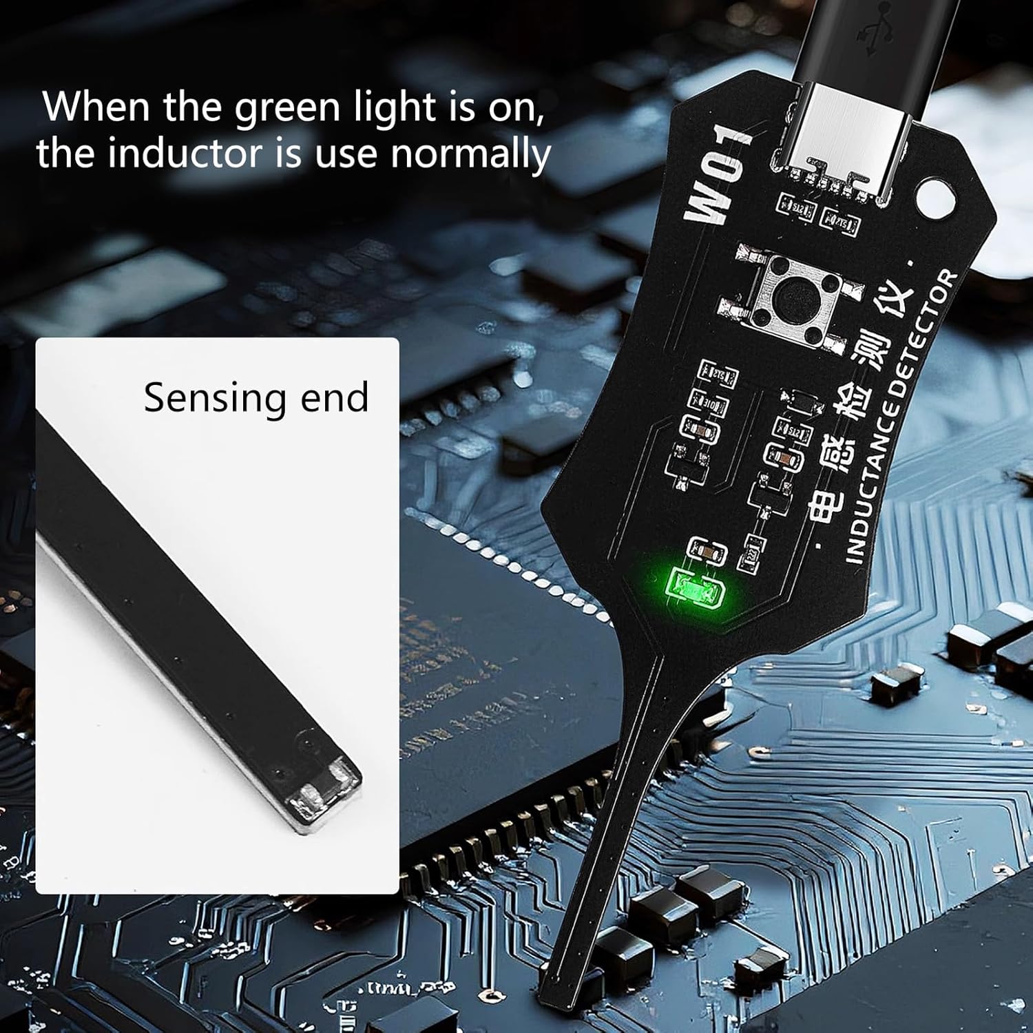 1PC W01 Motherboard Coil Teste - огляд і ціна Co Detector Plug
