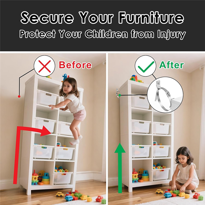 ABMS-For Baby-Proofing Furnitu - огляд і ціна Earthquake Anchor Strap