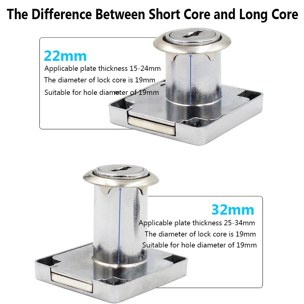 Office Burglarproof Zinc Alloy - огляд і ціна Medicine Cabinet Lock