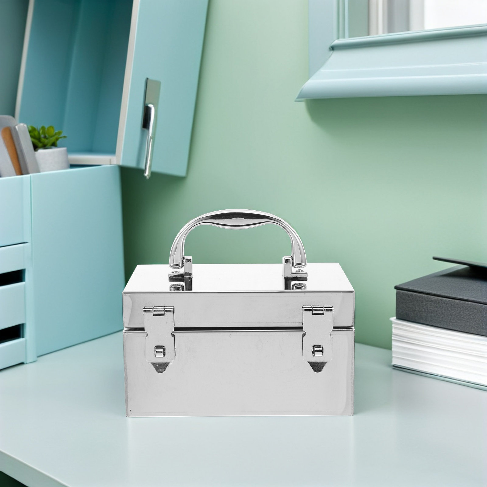 Lockable Stainless Steel Cash  - огляд і ціна Lockbox Key Secure