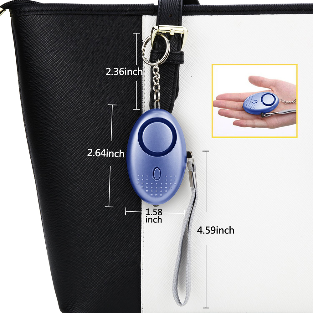 130DB Siren Song LED Portable  - огляд і ціна Personal Alarm Keychain