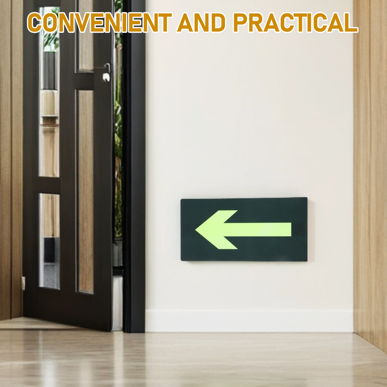 8Pcs Luminous Emergency Fire E - огляд і ціна Emergency Exit Sign