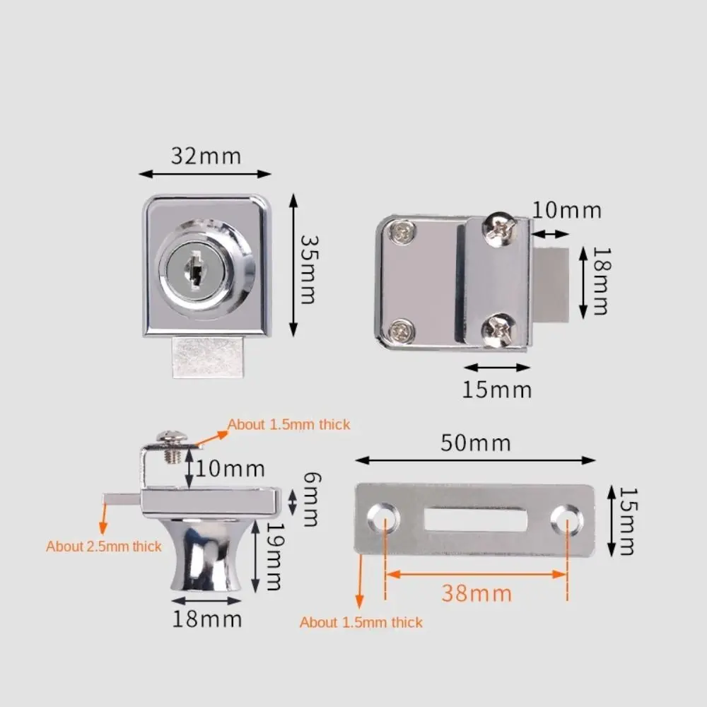 Metal Single Double Swinging G - огляд і ціна Medicine Cabinet Lock