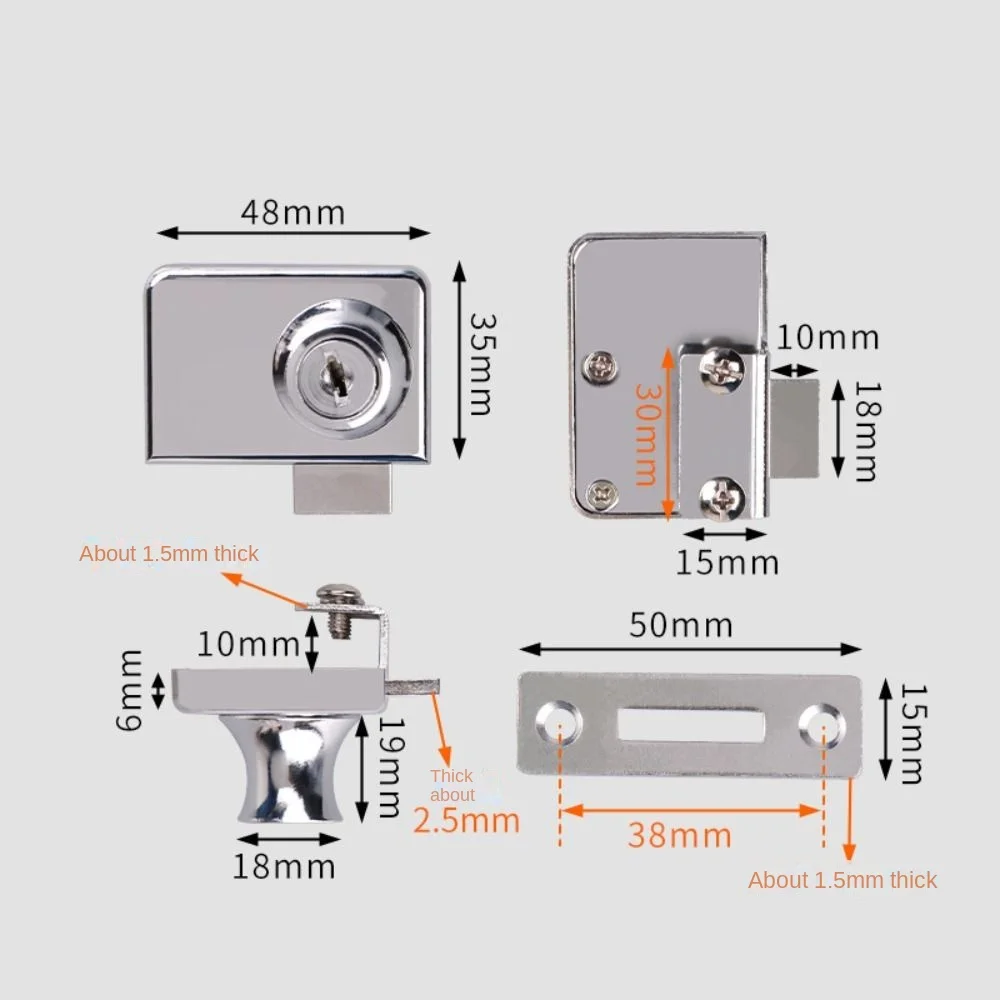 Metal Single Double Swinging G - огляд і ціна Medicine Cabinet Lock