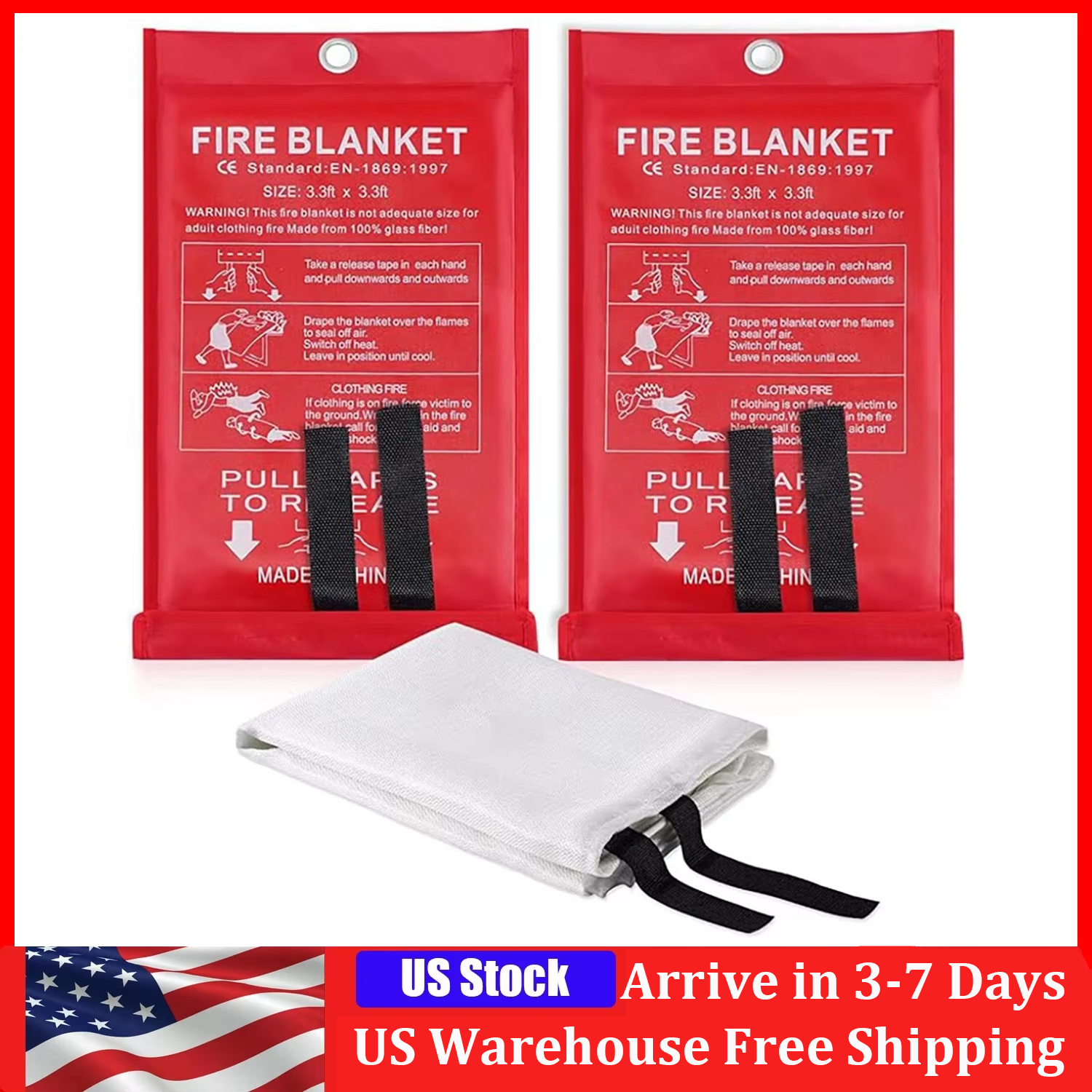 1M*1M Fire Blanket, Kitchen Es - огляд і ціна Fire Blanket Kitchen