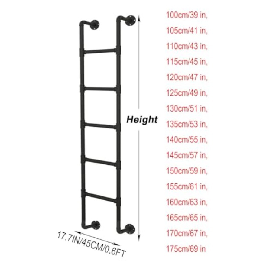Wall Mounted Metal Step Ladder - огляд і ціна Fire Escape Ladder