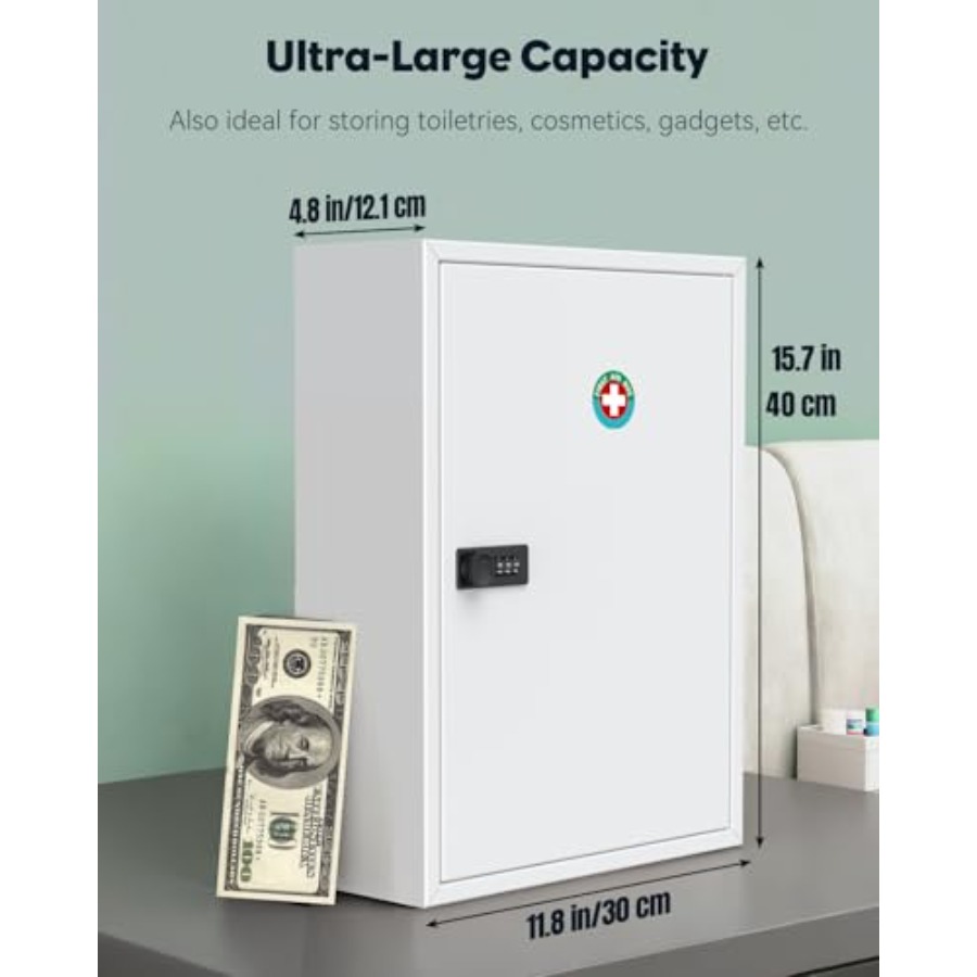 Wall Mount Medicine Cabinet wi - огляд і ціна Medicine Cabinet Lock