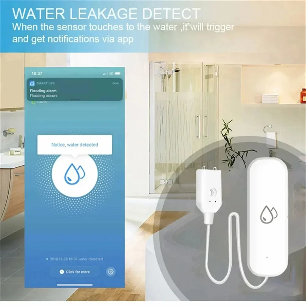 Tuya WiFi Water Sensor Leakage - огляд і ціна Water Alarm Sensor
