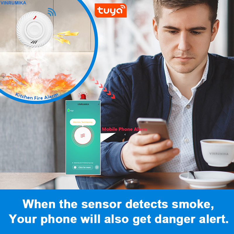 WiFi Tuya Smart Smoke Detector - огляд і ціна Smoke Detector Interconnected