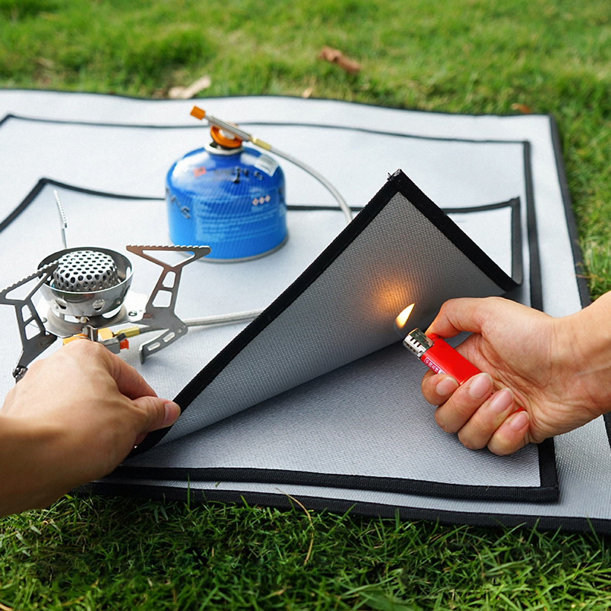 1Pcs Fire Blanket Silver Fire  - огляд і ціна Fire Blanket Kitchen