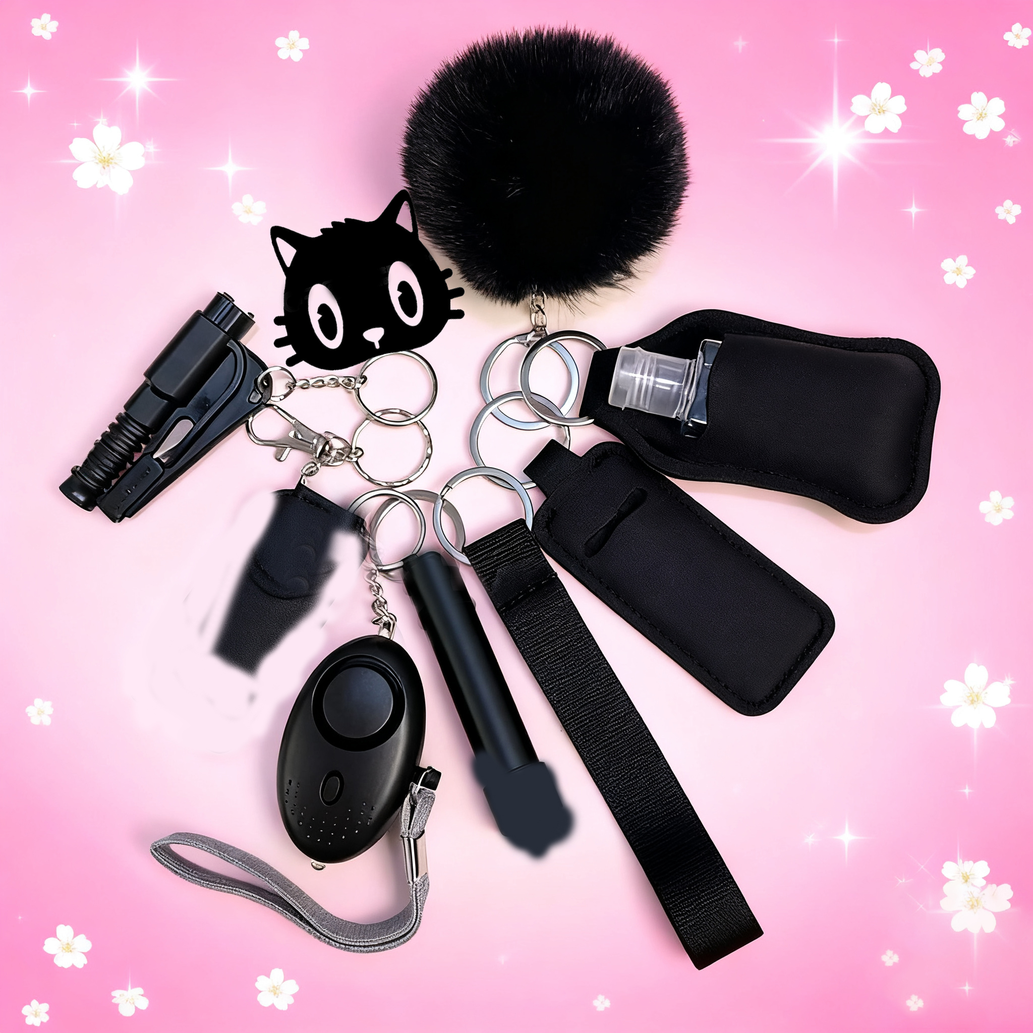 10Pcs Girl Security Self Defen - огляд і ціна Personal Alarm Keychain