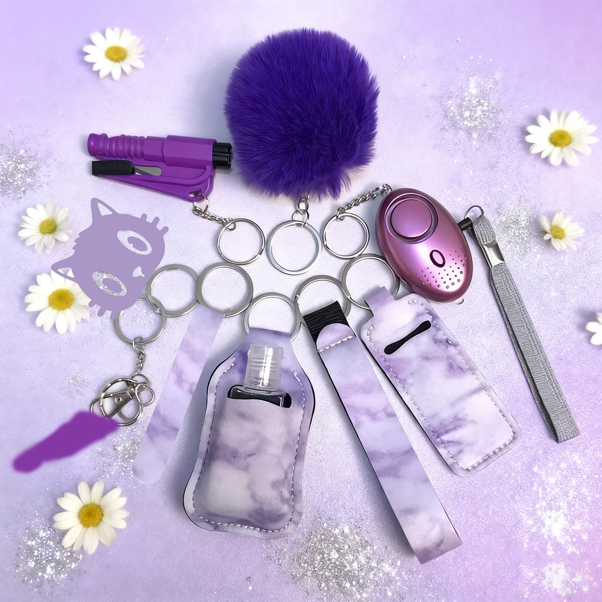 10Pcs Girl Security Self Defen - огляд і ціна Personal Alarm Keychain