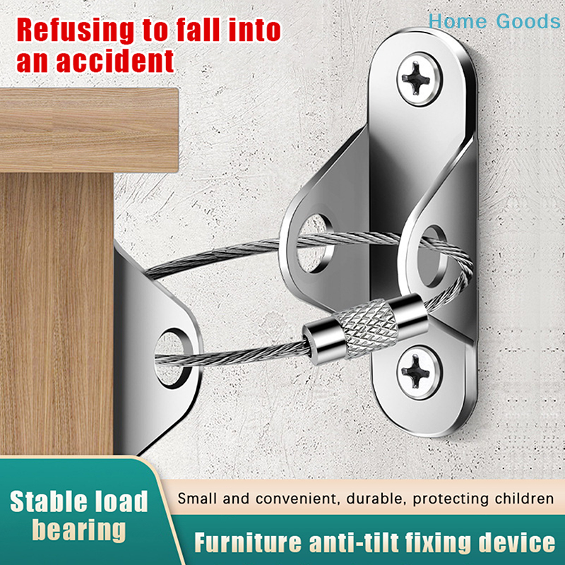 1Set Furniture Anchors Anti Ti - огляд і ціна Earthquake Anchor Strap